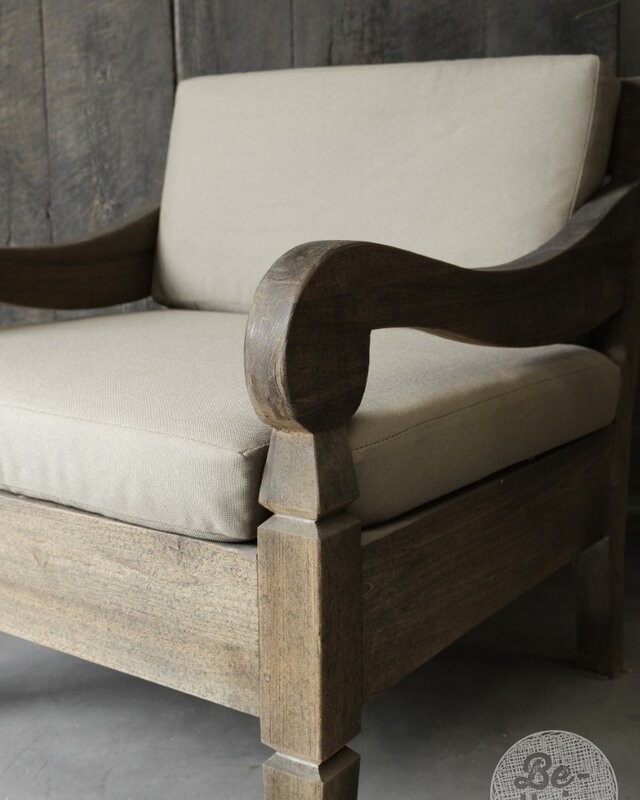 Be-Uniq Outdoor Fauteuil | Teak | Indonesië | H82xB76xD81 cm