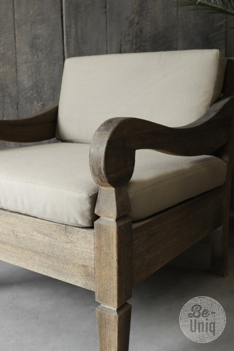 Be-Uniq Outdoor Fauteuil | Teak | Indonesië | H82xB76xD81 cm