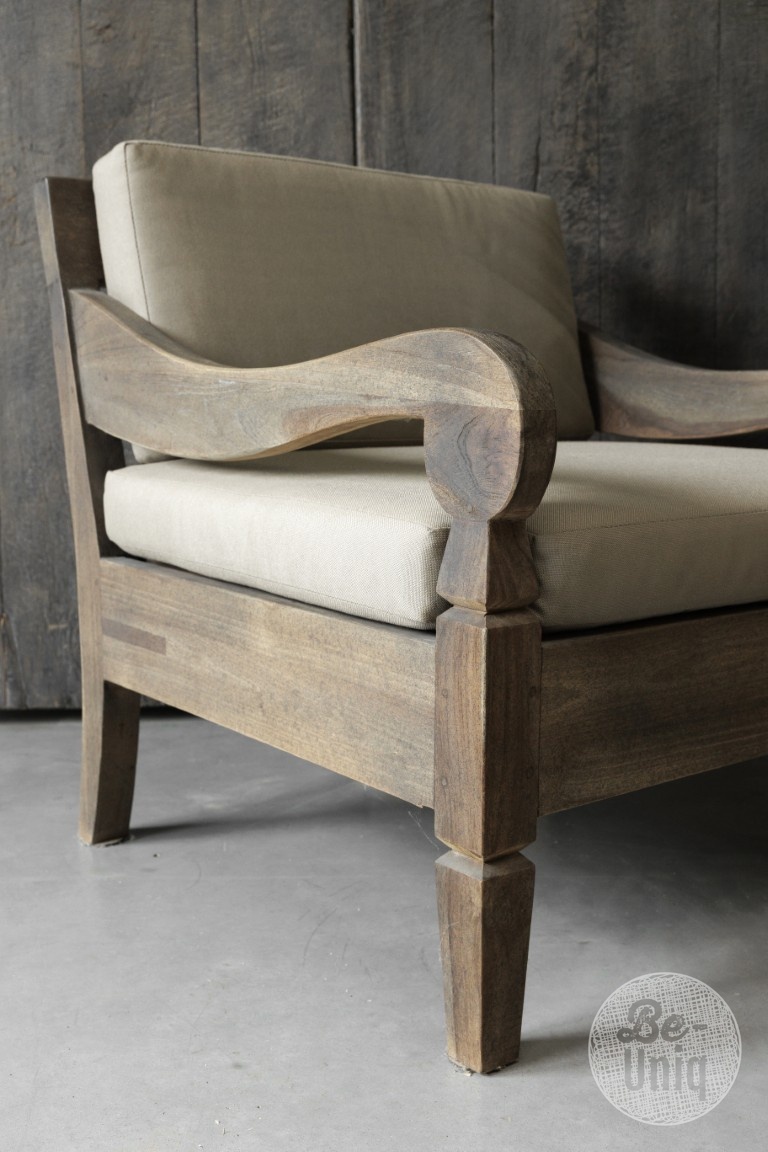 Be-Uniq Outdoor Fauteuil | Teak | Indonesië | H82xB76xD81 cm