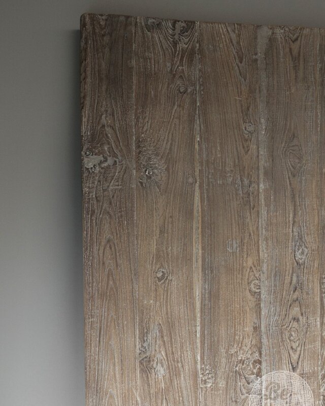 Be-Uniq Origineel Oud Tafelblad | India | H5xB273xD102 cm
