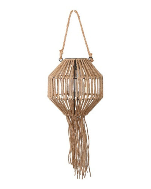 Rene Houtman Hanglamp Solar LED | Naturel | H22xB20,5xL8 cm