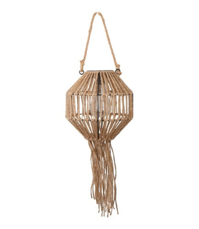 Countryfield Hanglamp Solar LED Dagmar | Naturel | H22xB20,5xL8 cm