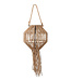 Countryfield Hanglamp Solar LED Dagmar | Naturel | H22xB20,5xL8 cm