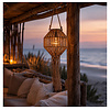 Hanglamp Solar LED | Naturel | H22xB20,5xL8 cm
