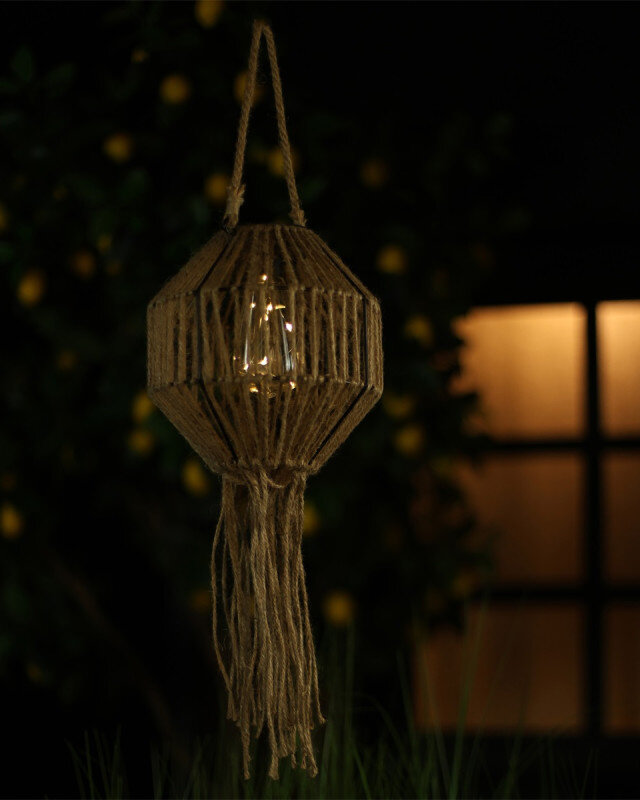 Rene Houtman Hanglamp Solar LED | Naturel | H22xB20,5xL8 cm