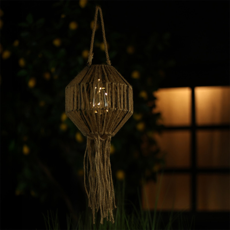 Rene Houtman Hanglamp Solar LED | Naturel | H22xB20,5xL8 cm