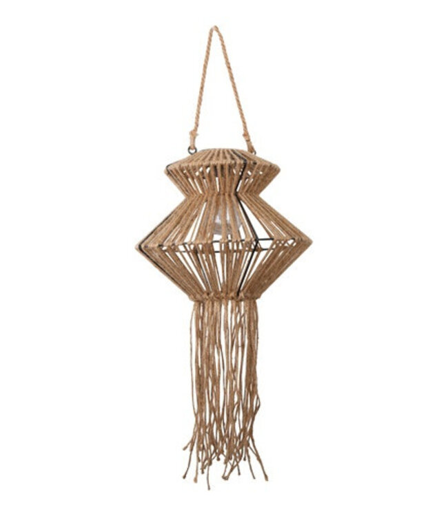 Countryfield Hanglamp Solar LED Dagmar | Naturel | H26xB30xL8 cm