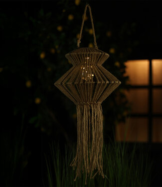 Rene Houtman Hanglamp Solar LED | Naturel | H26xB30xL8 cm