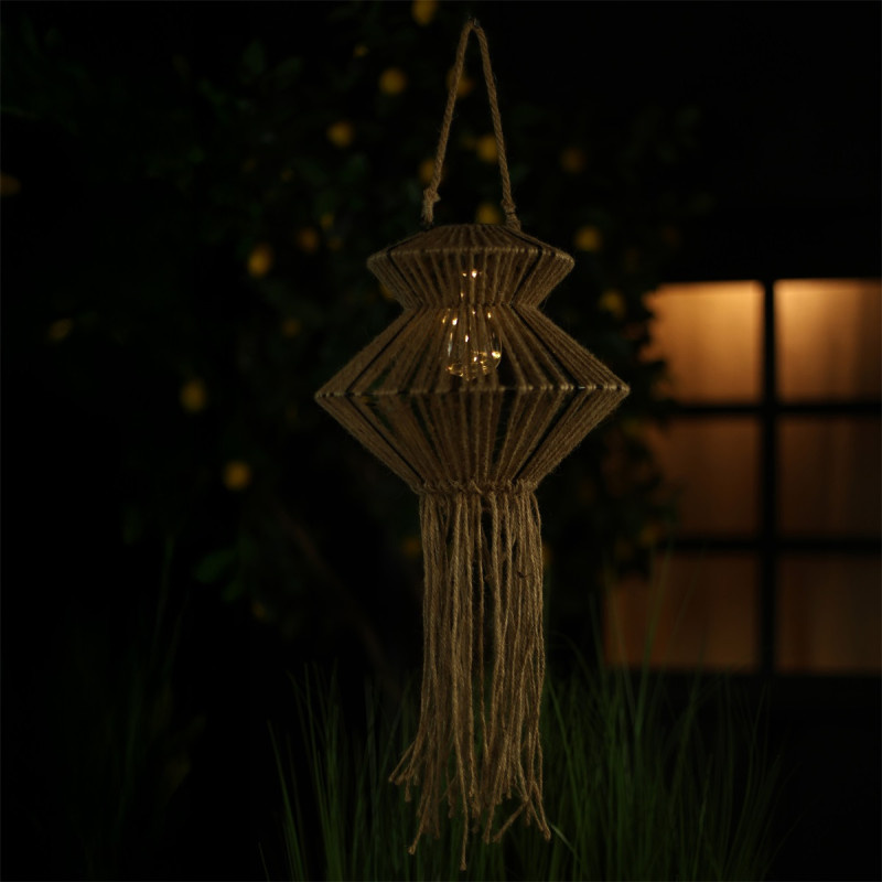 Rene Houtman Hanglamp Solar LED | Naturel | H26xB30xL8 cm