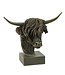Countryfield Schotse Hooglander Op Voet | Bruin | H24xB15xL30 cm
