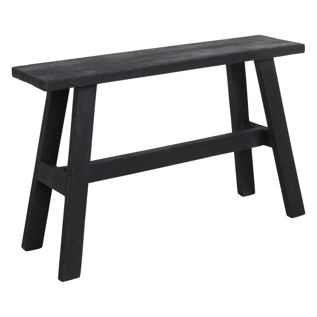 Raw Materials Amsterdam Factory Bushalte Bank | Groot | Zwart | L85 x B20 x H50 cm