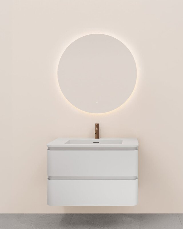 Rene Houtman Badkamermeubel Novira | Mat Wit | 100 cm | Stel Samen