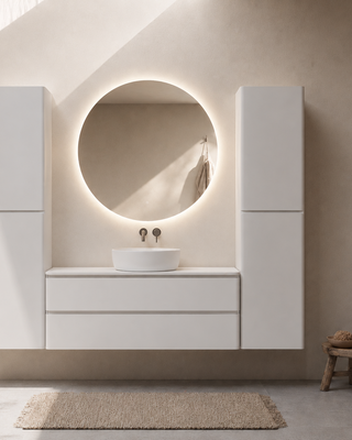 Rene Houtman Badkamermeubel Novira | Mat Wit | 120 cm | Stel Samen