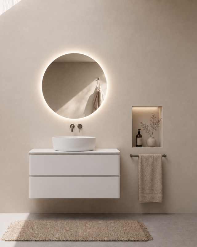 Rene Houtman Badkamermeubel Novira | Mat Wit | 120 cm | Stel Samen