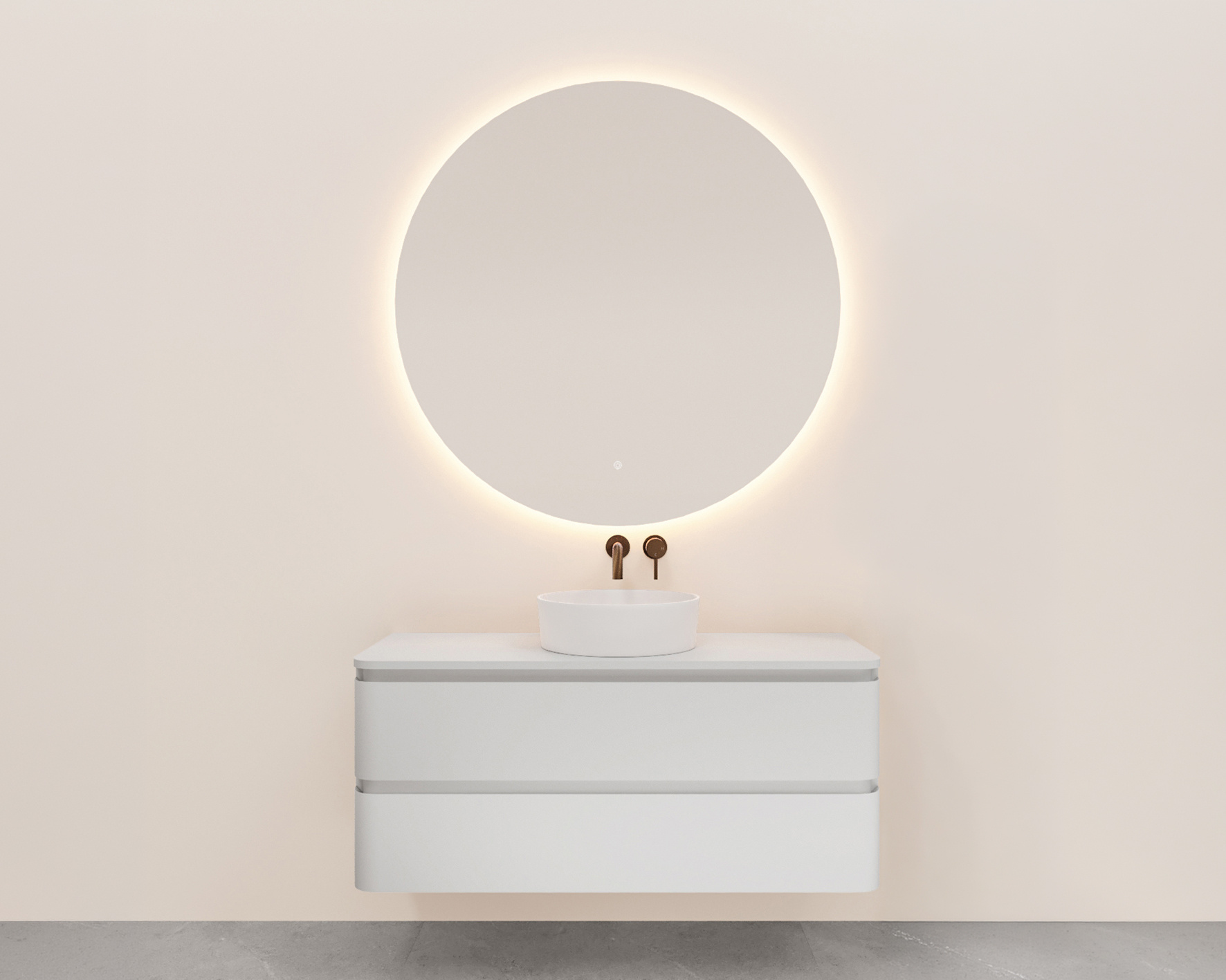 Rene Houtman Badkamermeubel Novira | Mat Wit | 120 cm | Stel Samen