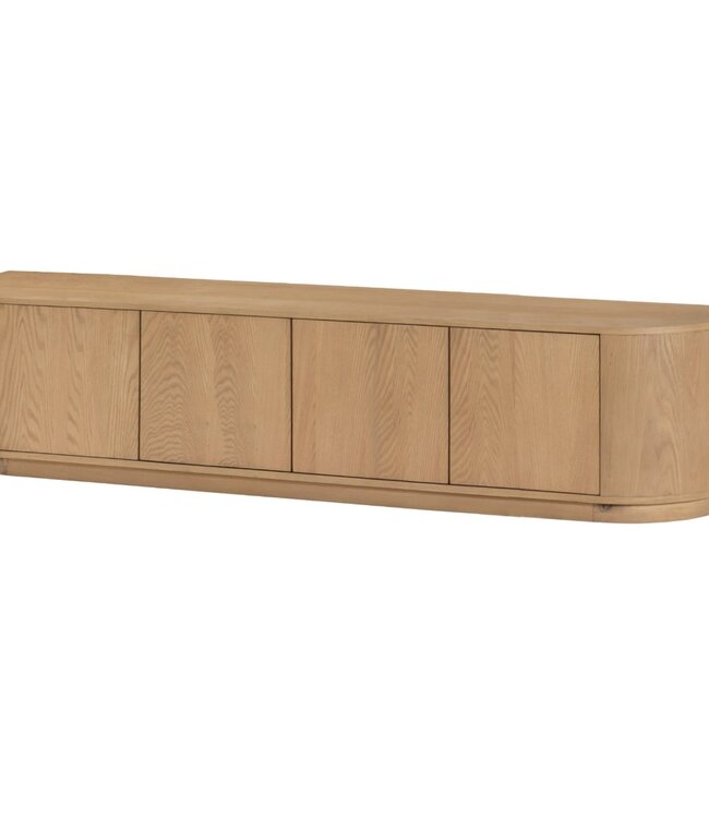 Livingfurn TV-Meubel Novero | Naturel | H45xB220xD40 cm