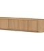 Livingfurn TV-Meubel Novero | Naturel | H45xB220xD40 cm