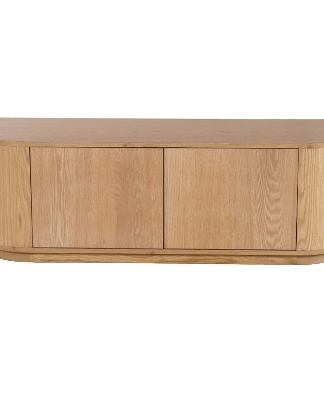 Livingfurn TV-Meubel Novero | Naturel | H45xB140xD40 cm