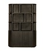 Livingfurn Kast Novero | Espresso | H220xB145xD40 cm