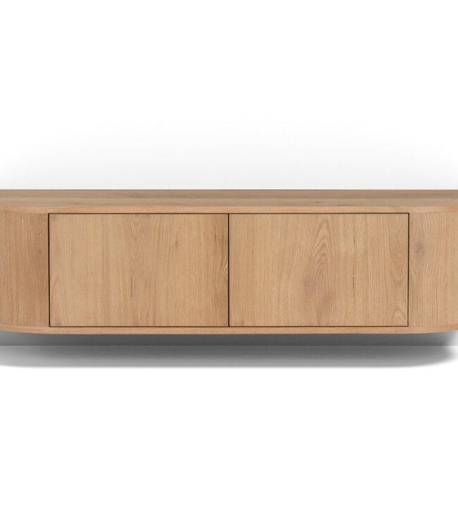 Livingfurn Zwevend TV-Meubel Novero | Naturel | B140 cm
