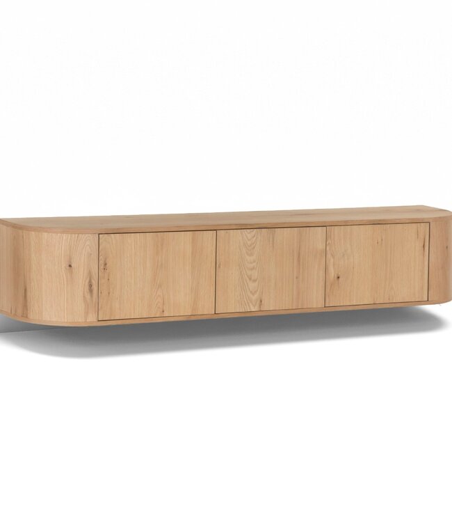 Livingfurn Novero Zwevend TV-Meubel | Naturel | B180 cm