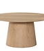 Livingfurn Salontafel Novero | Naturel | H38 x D80 cm