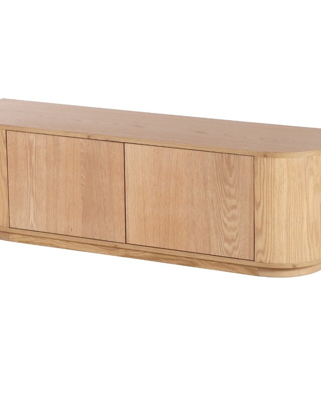 Livingfurn TV-Meubel Novero | Naturel | H45xB140xD40 cm