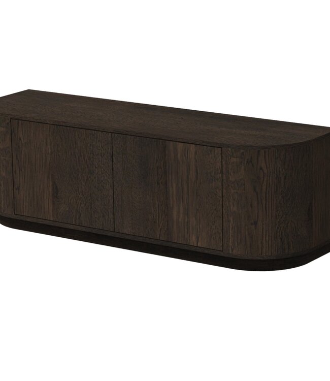 Livingfurn TV-Meubel Novero | Espresso | H45xB140xD40 cm