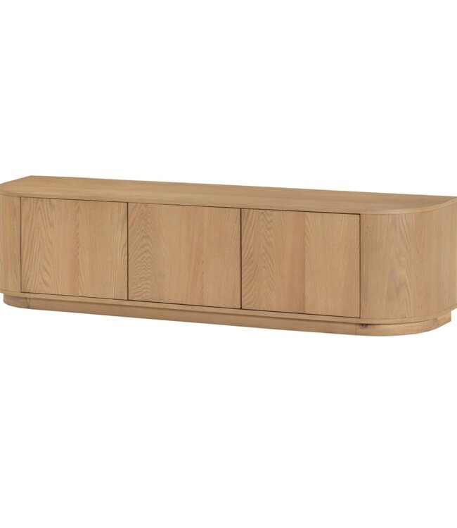 Livingfurn TV-Meubel Novero | Naturel | H45xB180xD40 cm