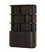 Livingfurn Kast Novero | Espresso | H220xB145xD40 cm