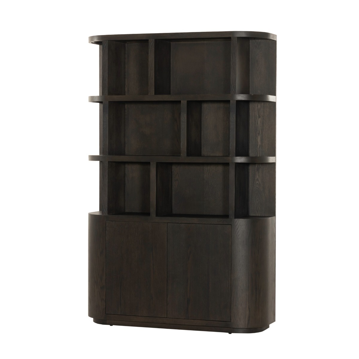 Livingfurn Kast Novero | Espresso | H220xB145xD40 cm