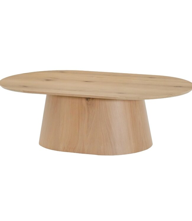 Livingfurn Salontafel Novero | Ovaal | Naturel | B120 cm