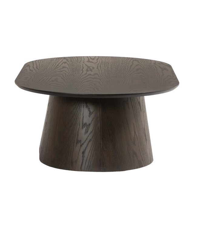 Livingfurn Salontafel Novero | Espresso | Ovaal | B120 cm