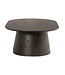 Livingfurn Salontafel Novero | Espresso | Ovaal | B120 cm