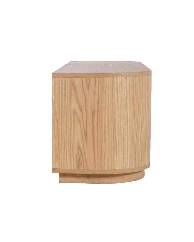Livingfurn TV-Meubel Novero | Naturel | H45xB140xD40 cm