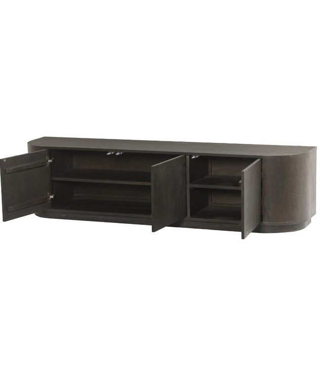 Livingfurn TV-Meubel Novero | Espresso | H45xB180xD40 cm