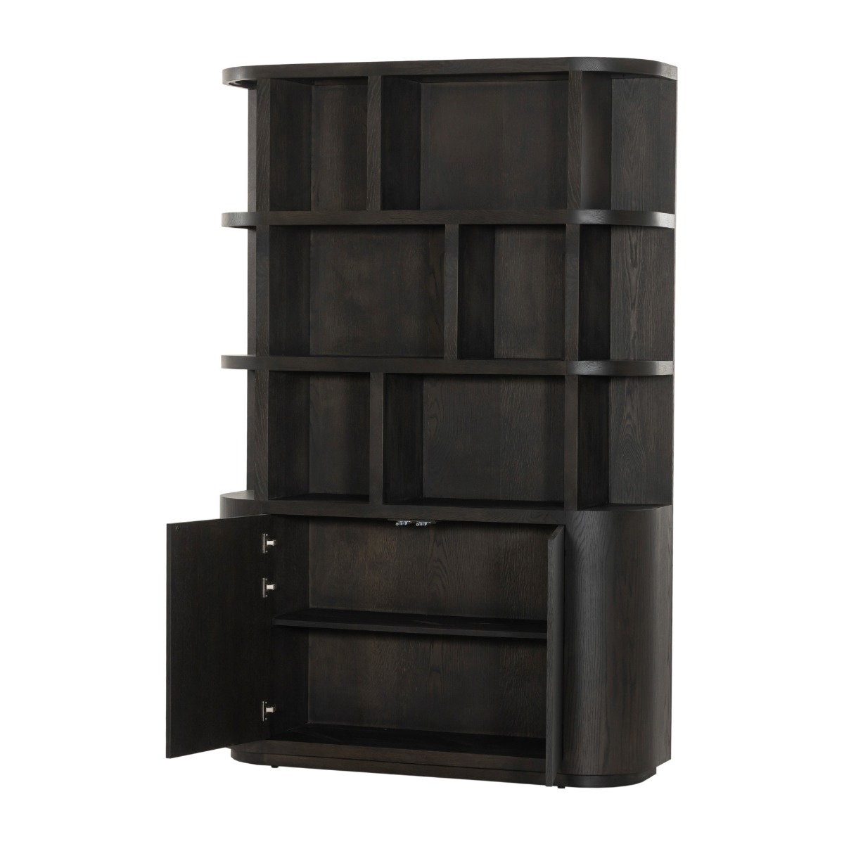 Livingfurn Kast Novero | Espresso | H220xB145xD40 cm