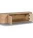 Livingfurn Zwevend TV-Meubel Novero | Naturel | B140 cm