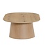 Livingfurn Salontafel Novero | Ovaal | Naturel | B120 cm