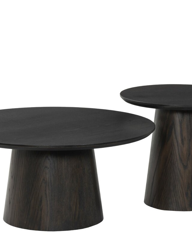Livingfurn Salontafel Novero | Espresso | H38 x D80 cm