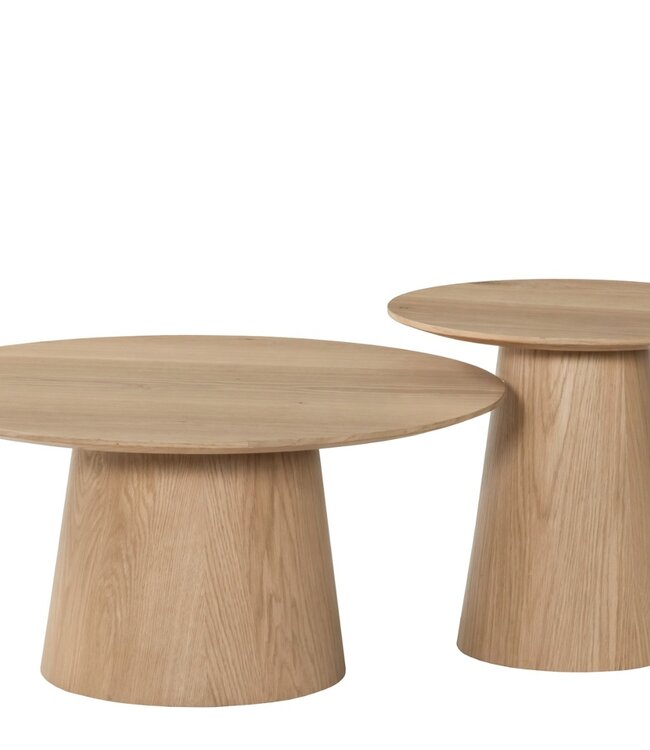 Livingfurn Salontafel Novero | Naturel | H38 x D80 cm