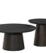 Livingfurn Salontafel Novero | Espresso | H46x D50 cm