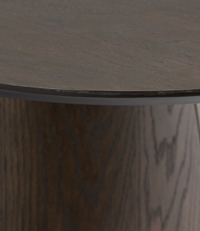 Livingfurn Salontafel Novero | Espresso | Ovaal | B120 cm