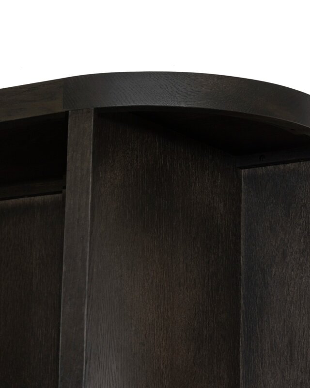 Livingfurn Kast Novero | Espresso | H220xB145xD40 cm