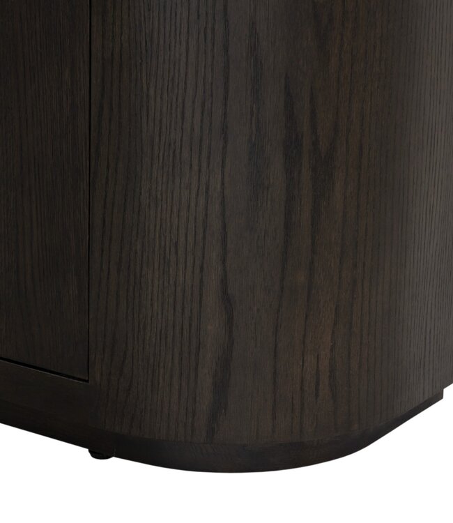 Livingfurn Kast Novero | Espresso | H220xB145xD40 cm