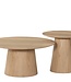 Livingfurn Salontafel Novero | Naturel | H46xD50 cm