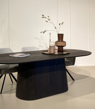 Livingfurn Eettafel Novero | Espresso | H76xB230xD110 cm
