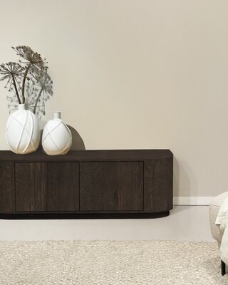 Livingfurn TV-Meubel Novero | Espresso | H45xB140xD40 cm