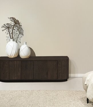 Livingfurn TV-Meubel Novero | Espresso | H45xB140xD40 cm