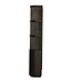Livingfurn Kast Novero | Espresso | H220xB145xD40 cm